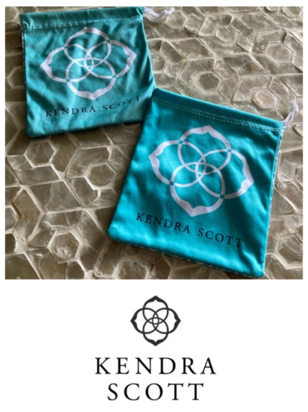 BUNDLE OF 2: Kendra Scott jewelry dust bags